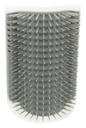 TRIXIE MASSAGEBORSTEL MUUR HOEK GRIJS