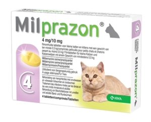 KRKA MILPRAZON ONTWORMINGSTABLETTEN KAT